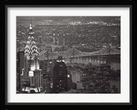 Chrysler Building and Queensboro Bridge Fine Art Print