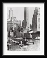 Airplane Landing in Manhattan, 1934 Fine Art Print
