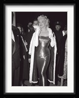 Marilyn Monroe in Long Fitted Evening Gown Fine Art Print