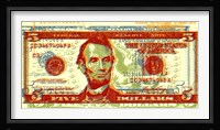Five Dollar Bill Framed Print