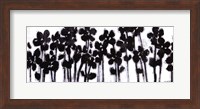 Black Flowers on White II Fine Art Print