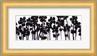 Black Flowers on White II Fine Art Print