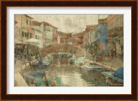Burano Canal I Fine Art Print
