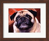 Snaggle Pug Fine Art Print