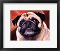 Snaggle Pug Fine Art Print