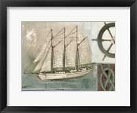 Sailing I Framed Print