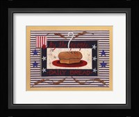 Americanna Bread Framed Print