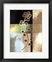 Brushed Metro Stems IV Framed Print
