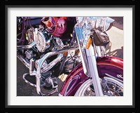 Purple Harley Fine Art Print