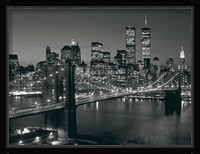 Manhattan Skyline at Night Fine Art Print