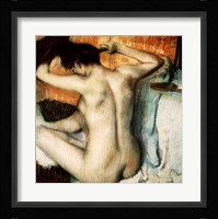 Woman Combing her Hair Fine Art Print