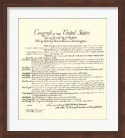 Bill of Rights (Document) Fine Art Print