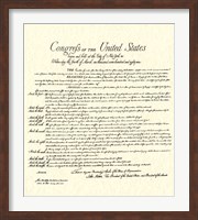 Bill of Rights (Document) Fine Art Print