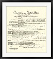 Bill of Rights (Document) Fine Art Print