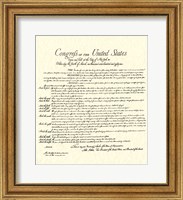 Bill of Rights (Document) Fine Art Print