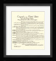 Bill of Rights (Document) Fine Art Print