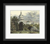 Capitol From the Botanical Gardens Fine Art Print