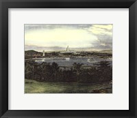 Washington From Arlington Framed Print