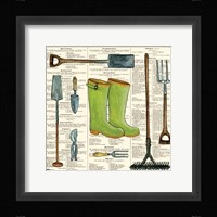 Garden Boots Fine Art Print