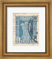Vintage Stamp I Fine Art Print