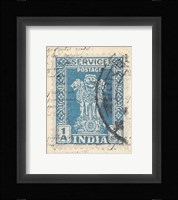 Vintage Stamp I Fine Art Print