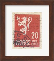Vintage Stamp III Fine Art Print