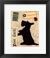 Scottie Silhouette Fine Art Print