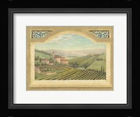 Vineyard Window II Framed Print
