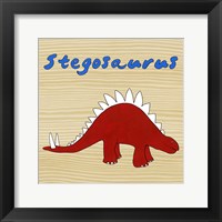 Stegosaurus Framed Print