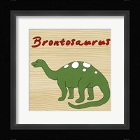 Brontosaurus Framed Print