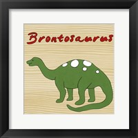 Brontosaurus Framed Print