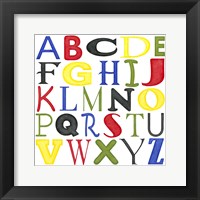 Kid's Room Letters Framed Print