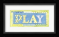 Play Framed Print