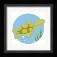 Timothy the Turtle Framed Print