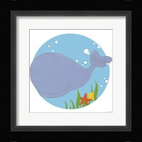 Wally the Whale Framed Print