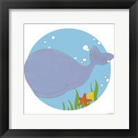 Wally the Whale Framed Print