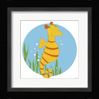 Sally the Seahorse Framed Print