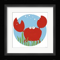 Calvin the Crab Framed Print