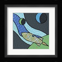 Patchwork Planets I Framed Print