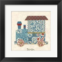 Patchwork Transportation II Framed Print