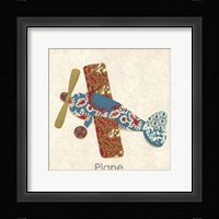 Patchwork Transportation III Framed Print