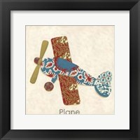 Patchwork Transportation III Framed Print