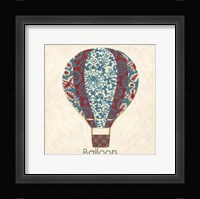 Patchwork Transportation IV Framed Print