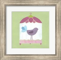 Patchwork Birdcage I Fine Art Print