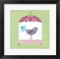 Patchwork Birdcage I Fine Art Print