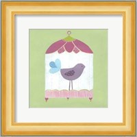 Patchwork Birdcage I Fine Art Print