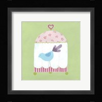 Patchwork Birdcage II Framed Print