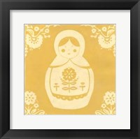 Russian Doll in Yellow Fine Art Print