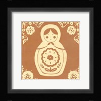 Russian Doll in Orange Fine Art Print
