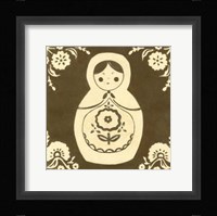 Russian Doll in Brown Fine Art Print